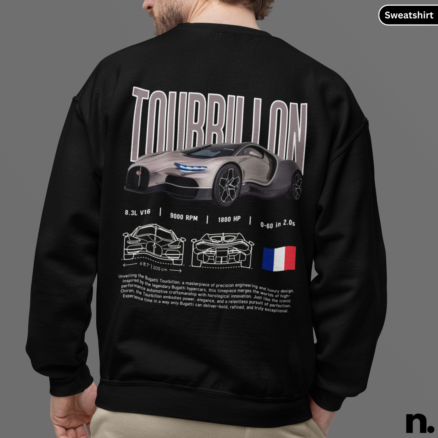 New Tourbillon Poster Style Sweatshirt