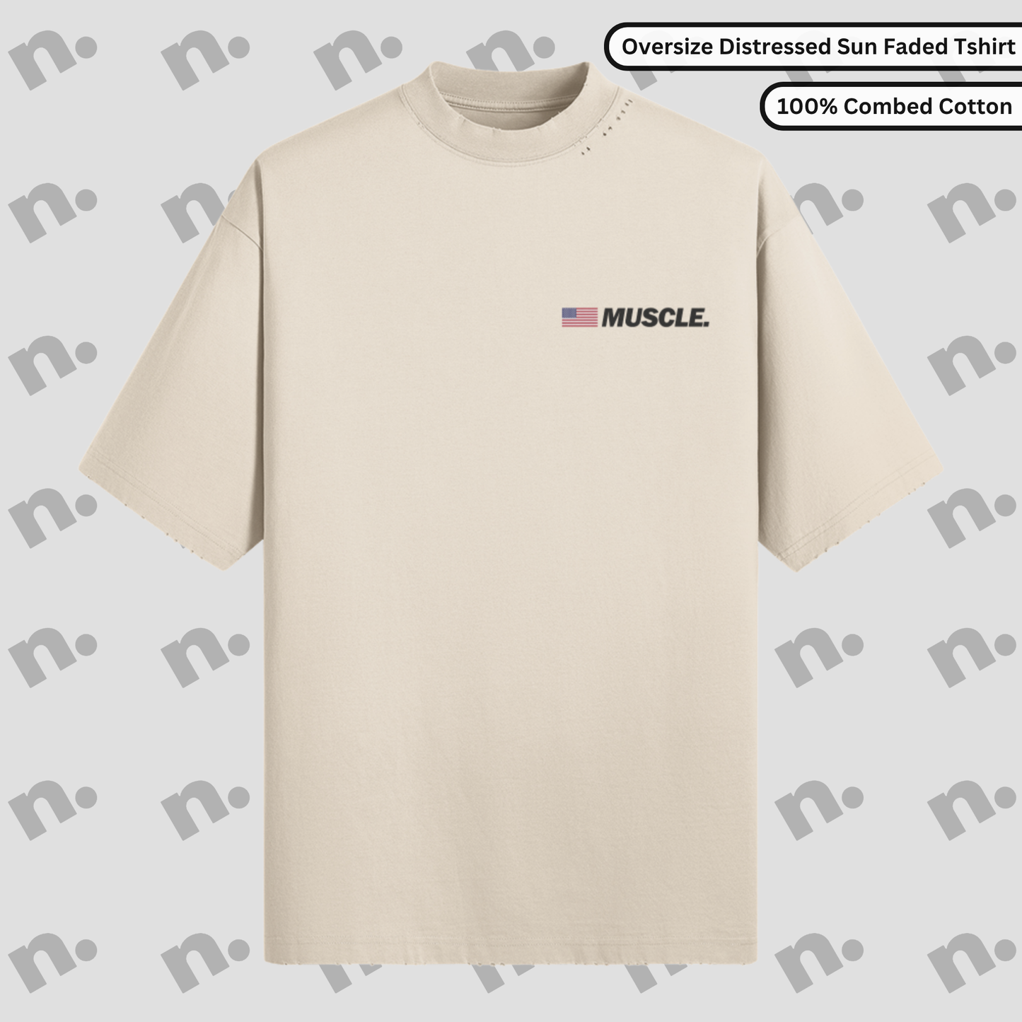 Still American Still Weapon Oversized Distressed Tee