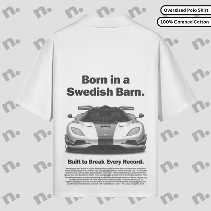 One Poster Style Oversized Premium Polo