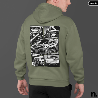 Evo X Illustration Poster Style Hoodie