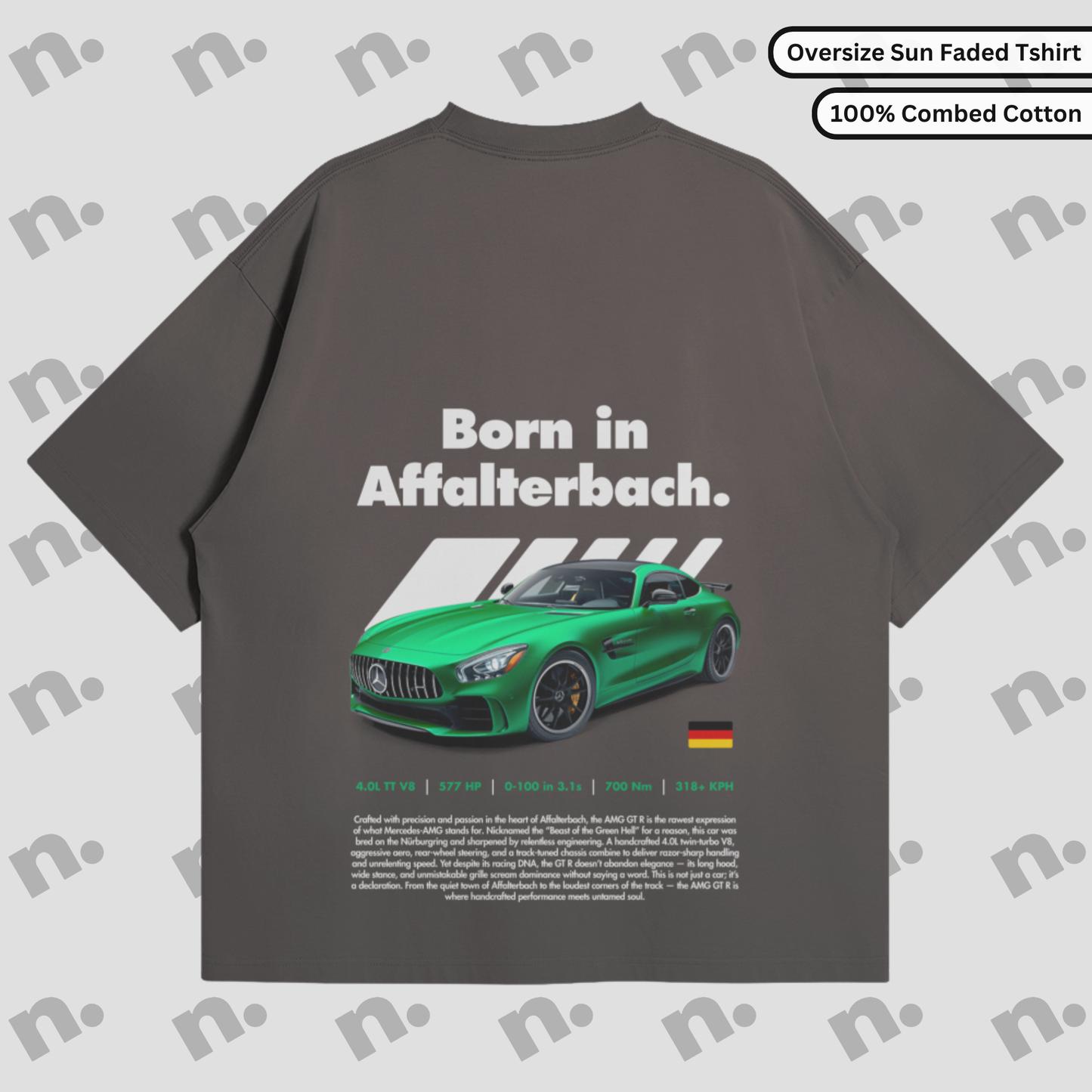 Born in Affalterbach Oversized Premium Tee