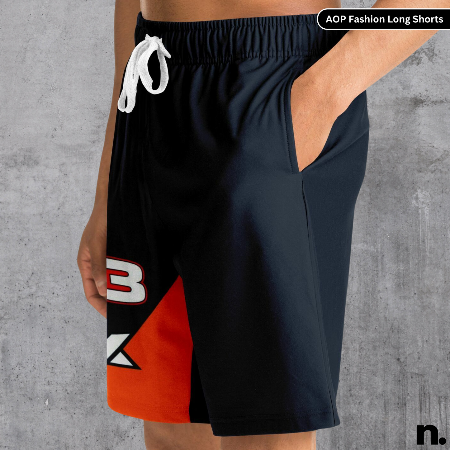 Verstappen F1 Inspired Long Shorts