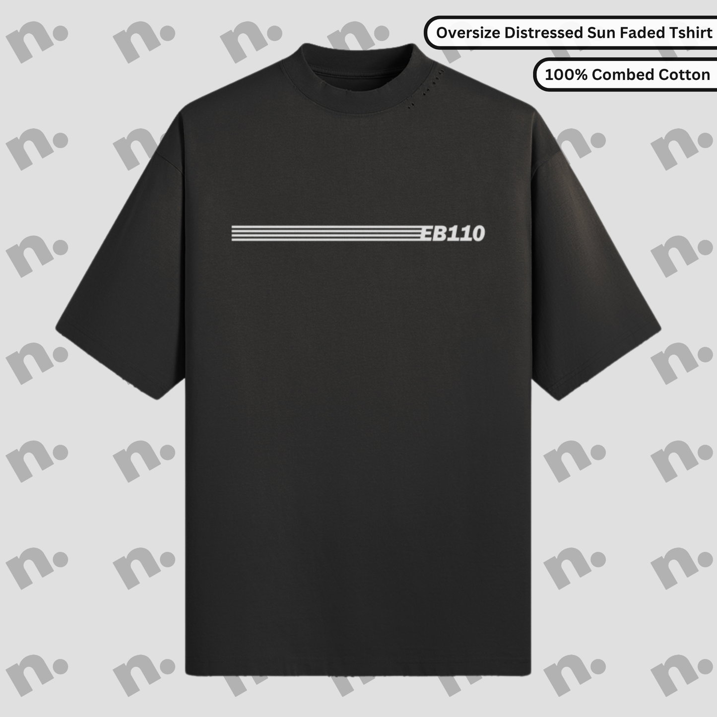 EB110 – “Monaco Dreams on Bologna Steel” Premium Distressed Tee