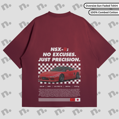 NSX-R – “NO EXCUSES. JUST PRECISION.” Premium Oversized Tee