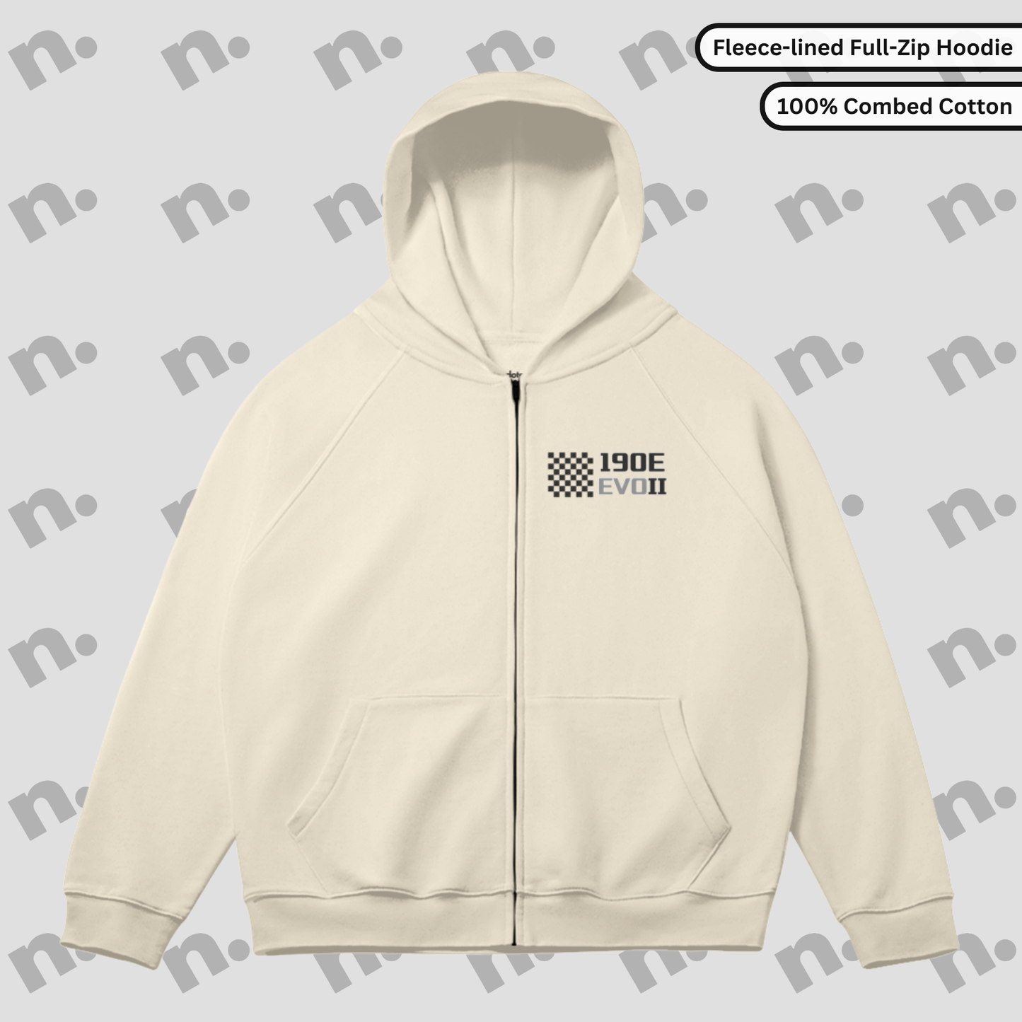 190E Evo II Inspired Full-Zip Fleece Hoodie
