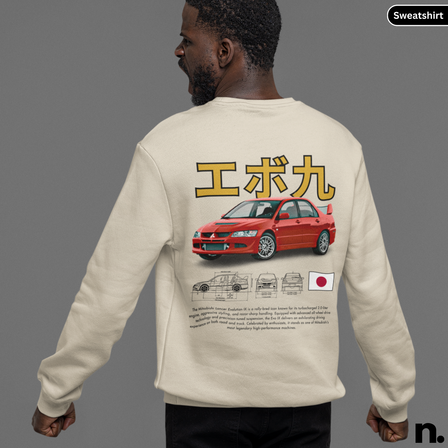 JDM Evo New Poster Style Sweatshirt