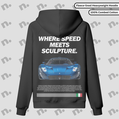 WHERE SPEED MEETS SCULPTURE. –  Fleece-Lined Premium Hoodie