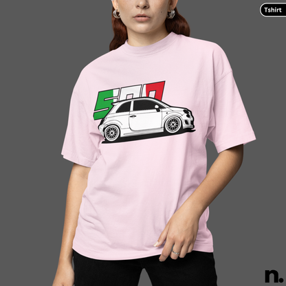 Fiat-500 Illustration T-shirt