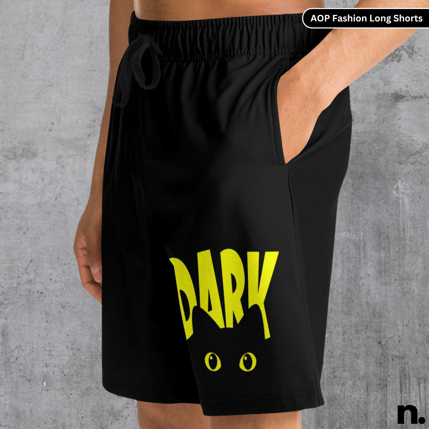 Dark Cat Inspired Long Shorts
