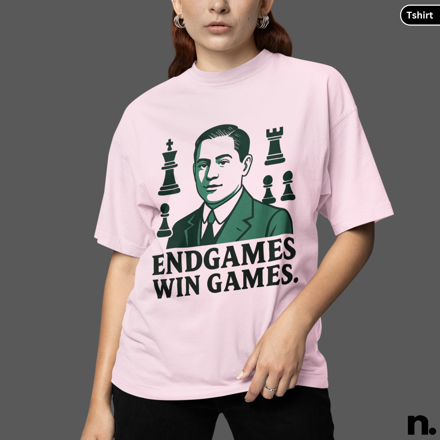 Endgames Win Games Chess Inspired Unisex Tee