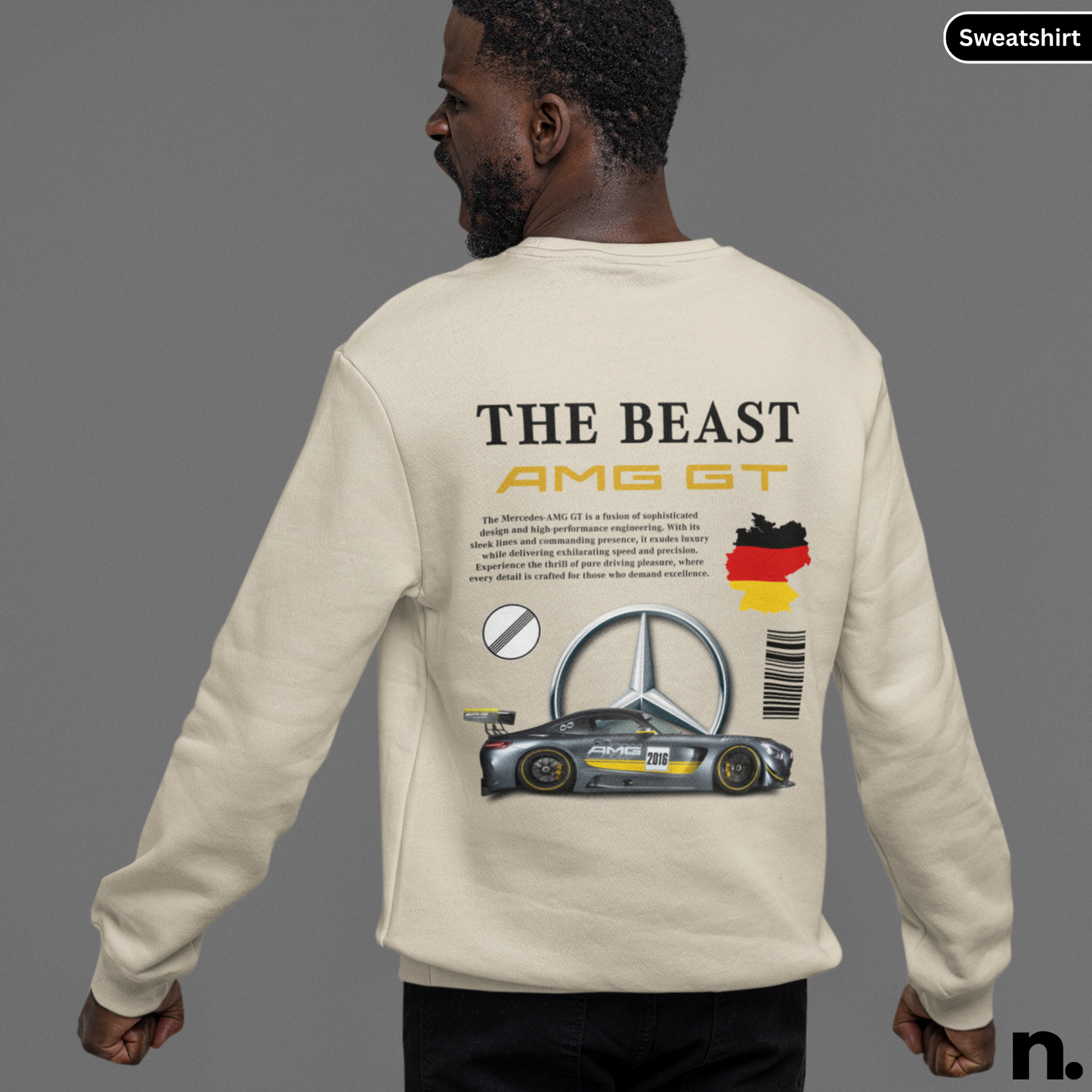 Beast AMG GT Poster Style Sweatshirt
