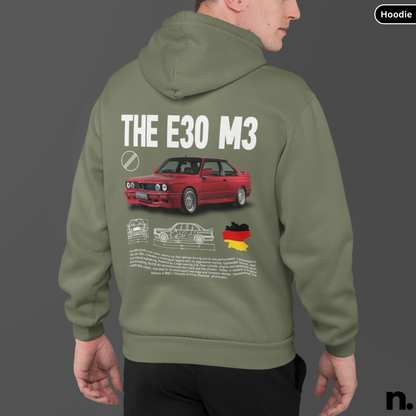 E30 M3 Poster Style Hoodie