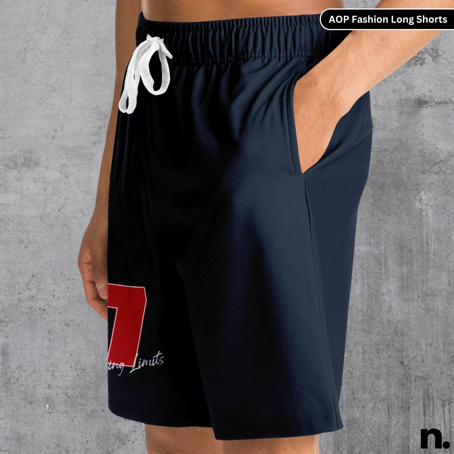 Racing Inspired Number #27 Personalized Fashion Long Shorts
