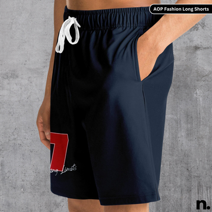 Racing Inspired Number #27 Personalized Fashion Long Shorts