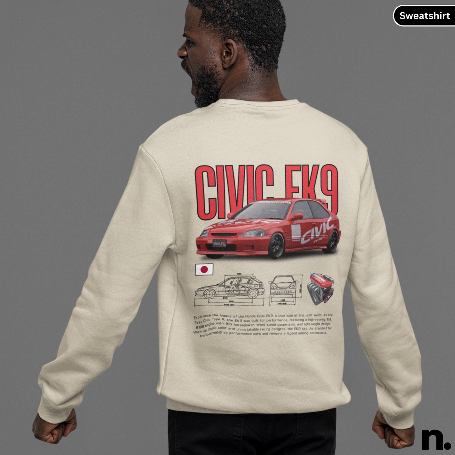 Ek9 Poster Style Sweatshirt