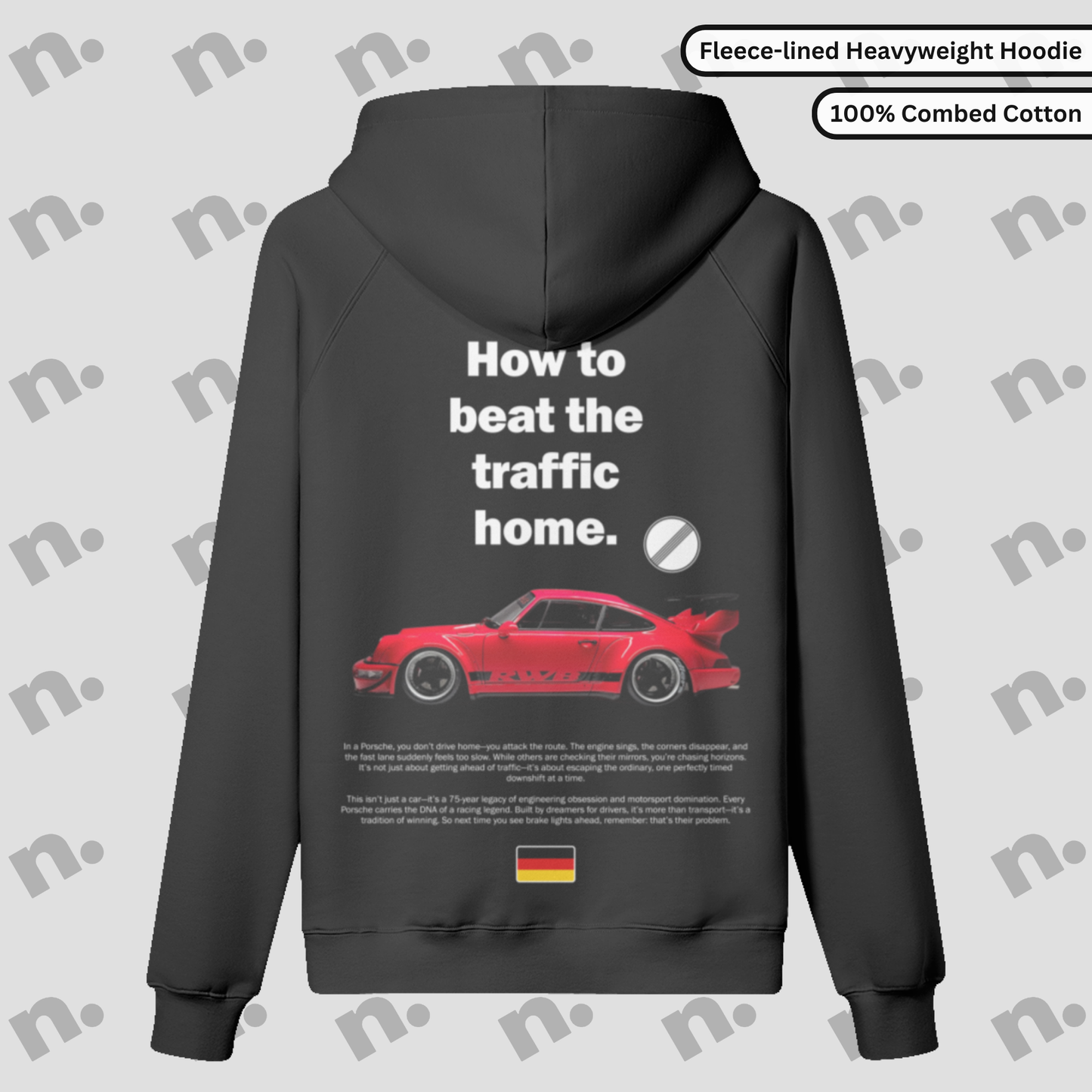 911 RWB Autobahn Premium Heavyweight Hoodie