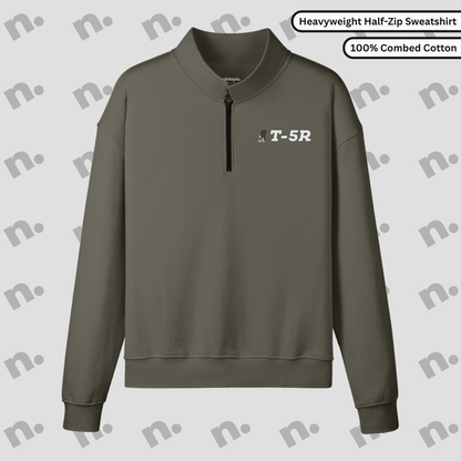 T5R Brick Inspired Premium Half-Zip Sweatshirt