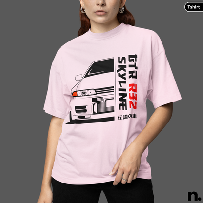 R32 Skyline Illustration Unisex T-shirt