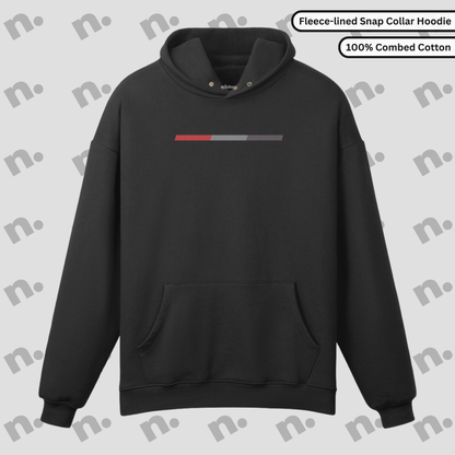 Crowned in the Alps Quattro Snap-Collar Fleece Hoodie