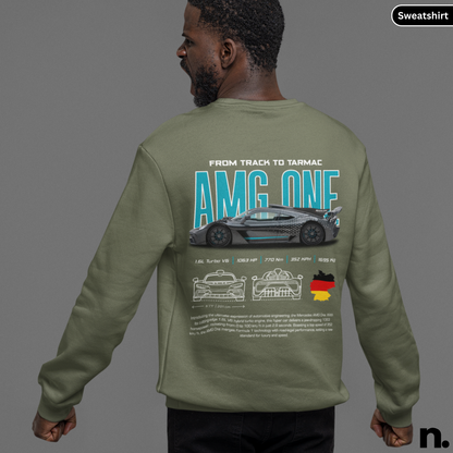 AMG One Poster Style Sweatshirt