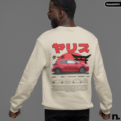 JDM GR Yaris Poster Style Sweatshirt