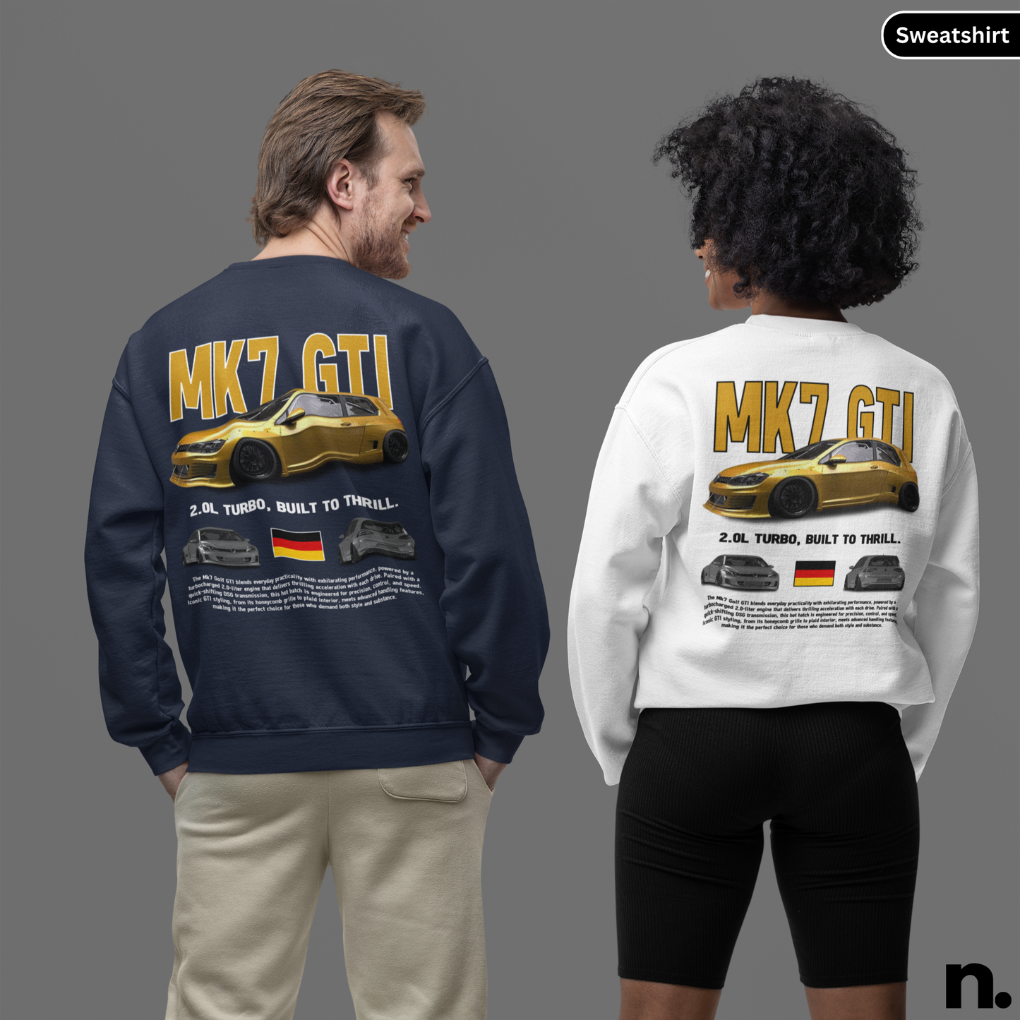 GTI MK7 Poster Style Unisex Sweatshirt