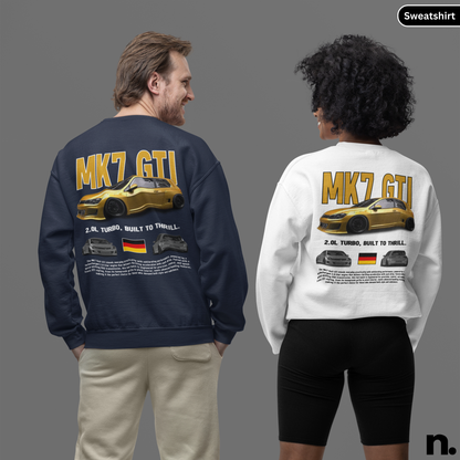 GTI MK7 Poster Style Unisex Sweatshirt