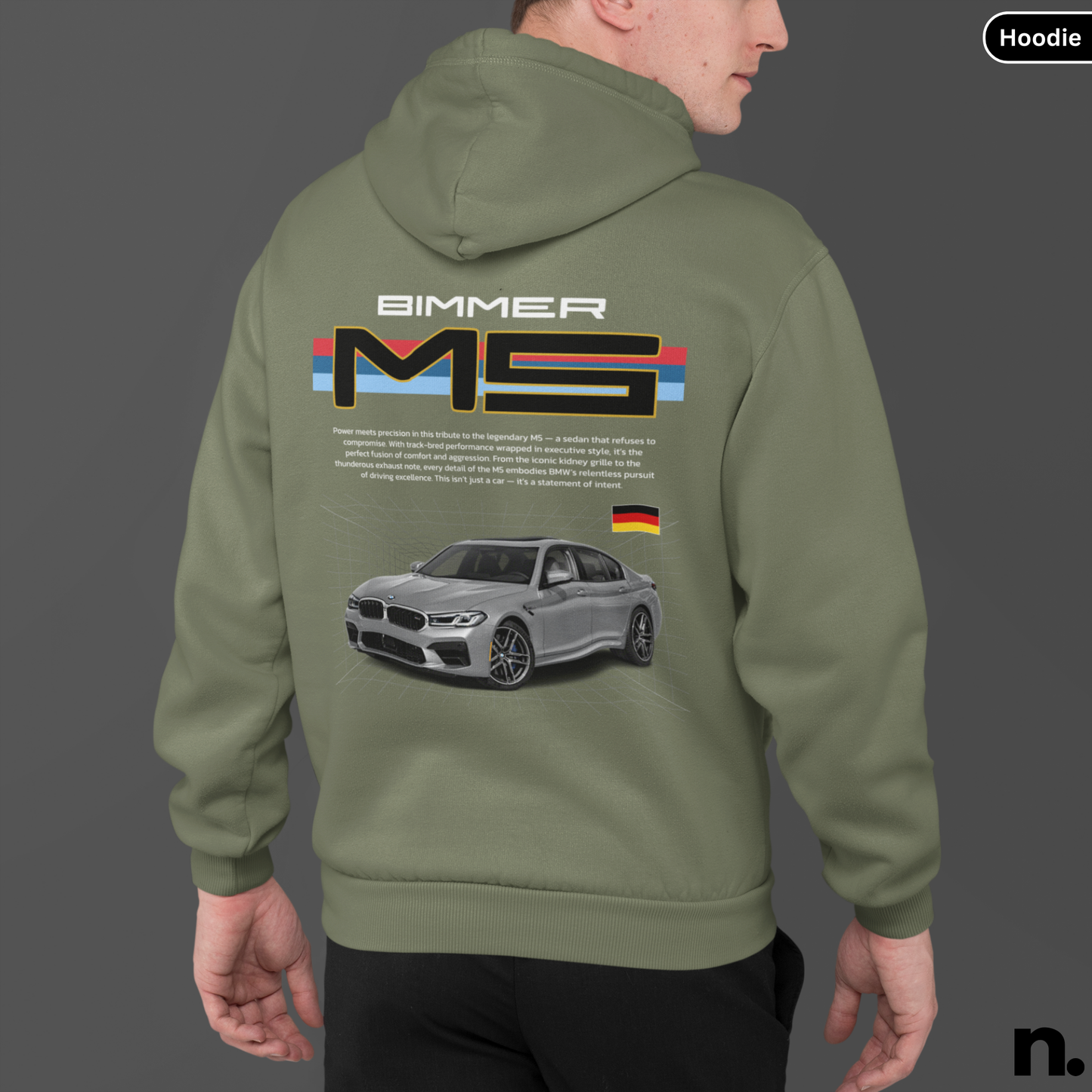 Bimmer M5 Poster Style Hoodie