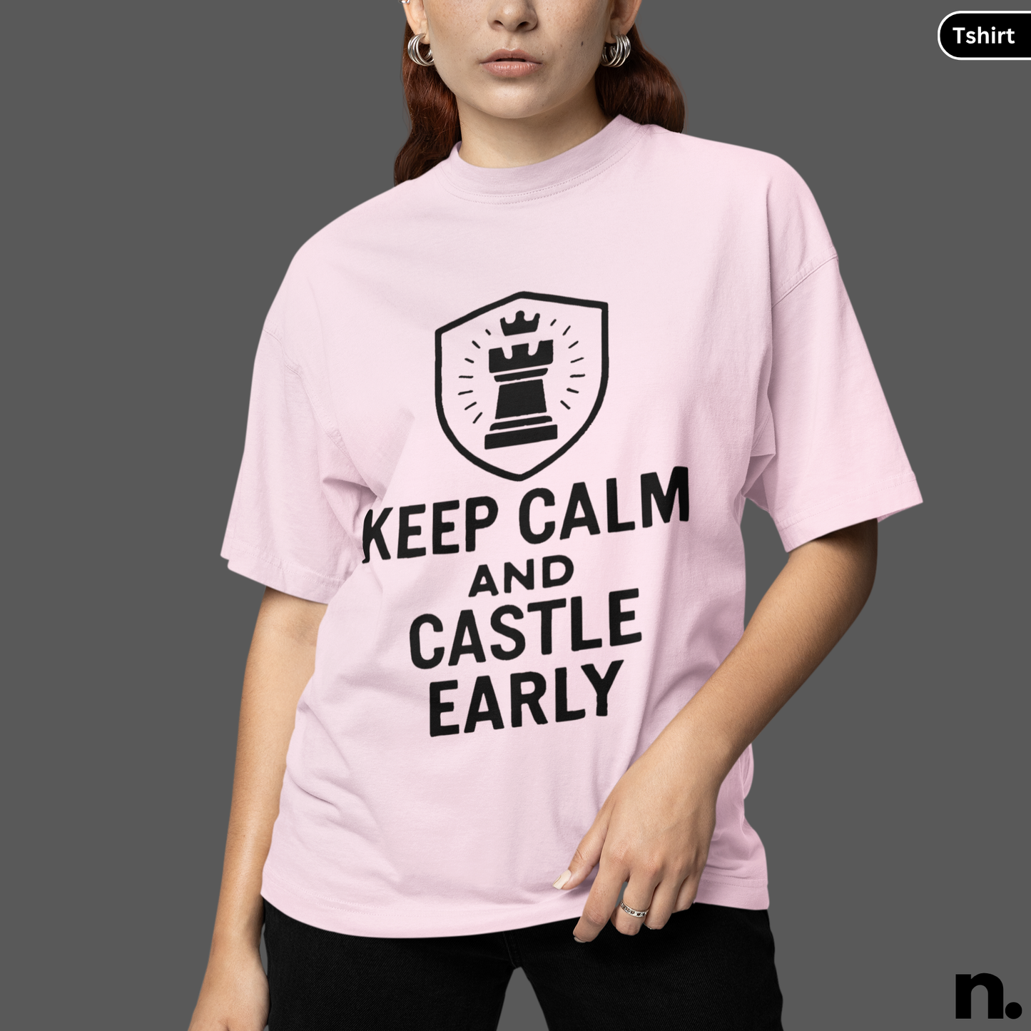 Castle Early Chess Motivational Inspired Unisex Tee