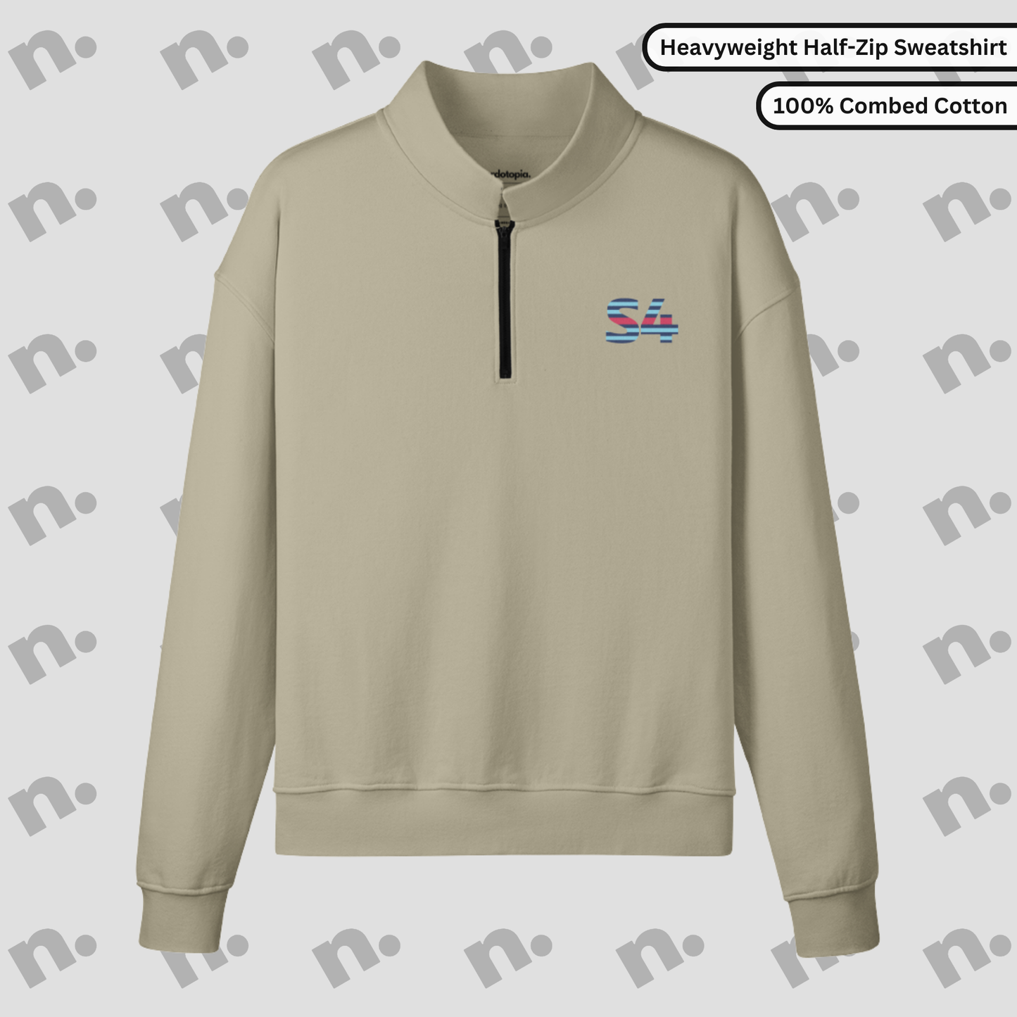 Built or Battle - S4 Premium Half-Zip Sweatshirt