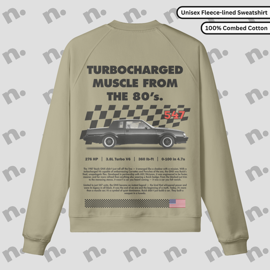 Grayscale faded heavyweight pullover with raglan sleeves and kangaroo pocket.