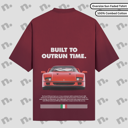 F40 "Built to Outrun Time" Premium T-shirt