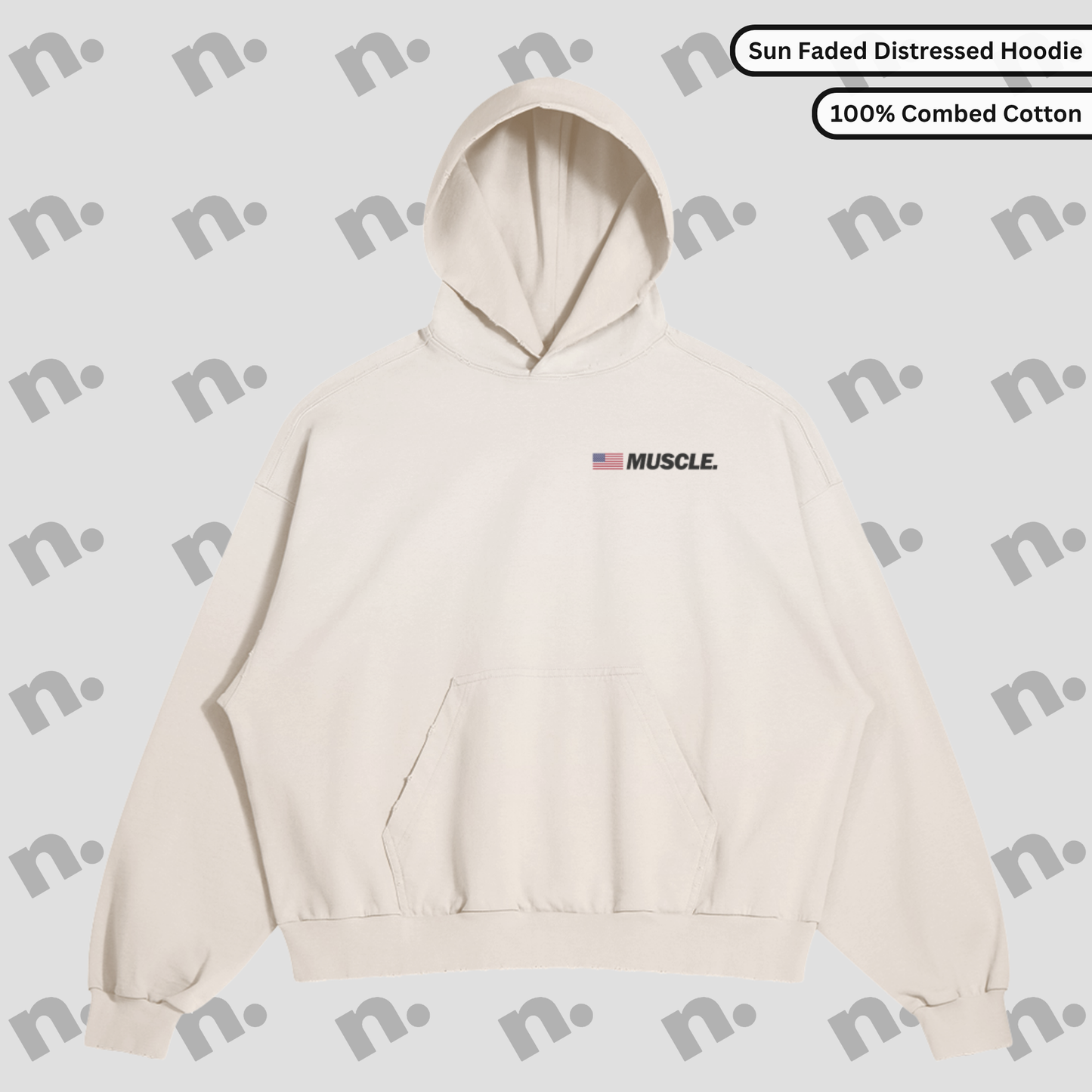 Still American Still Loud Distressed Premium Hoodie