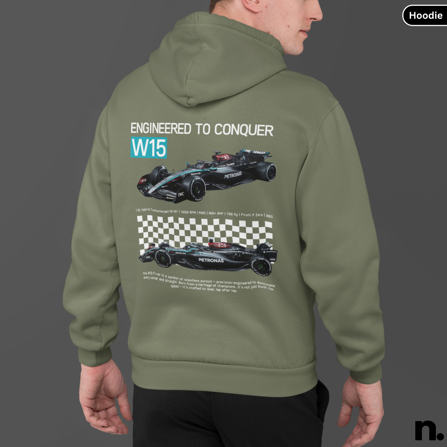 W15 AMG Poster Style Hoodie