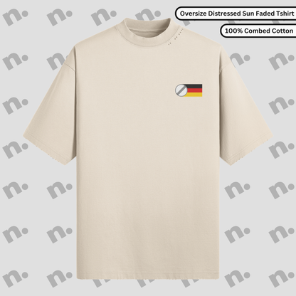 Recession Runner – Classic Turbo Distressed Sun Faded Premium T-shirt