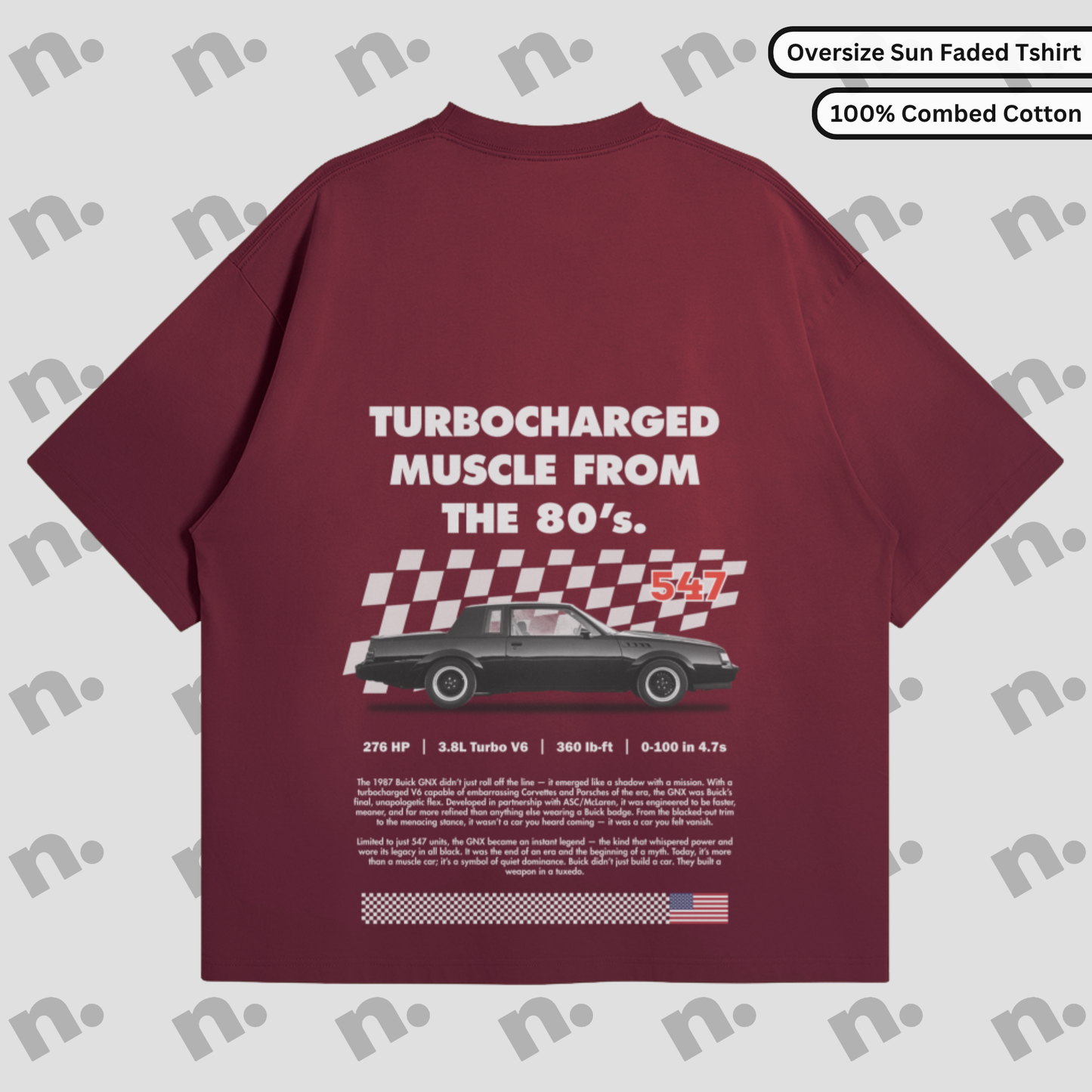 Turbocharged Muscle Premium Heavyweight Tee