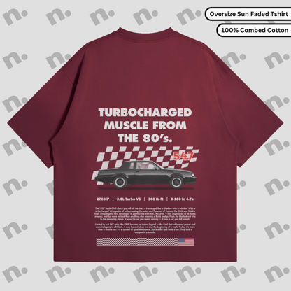 Turbocharged Muscle Premium Heavyweight Tee