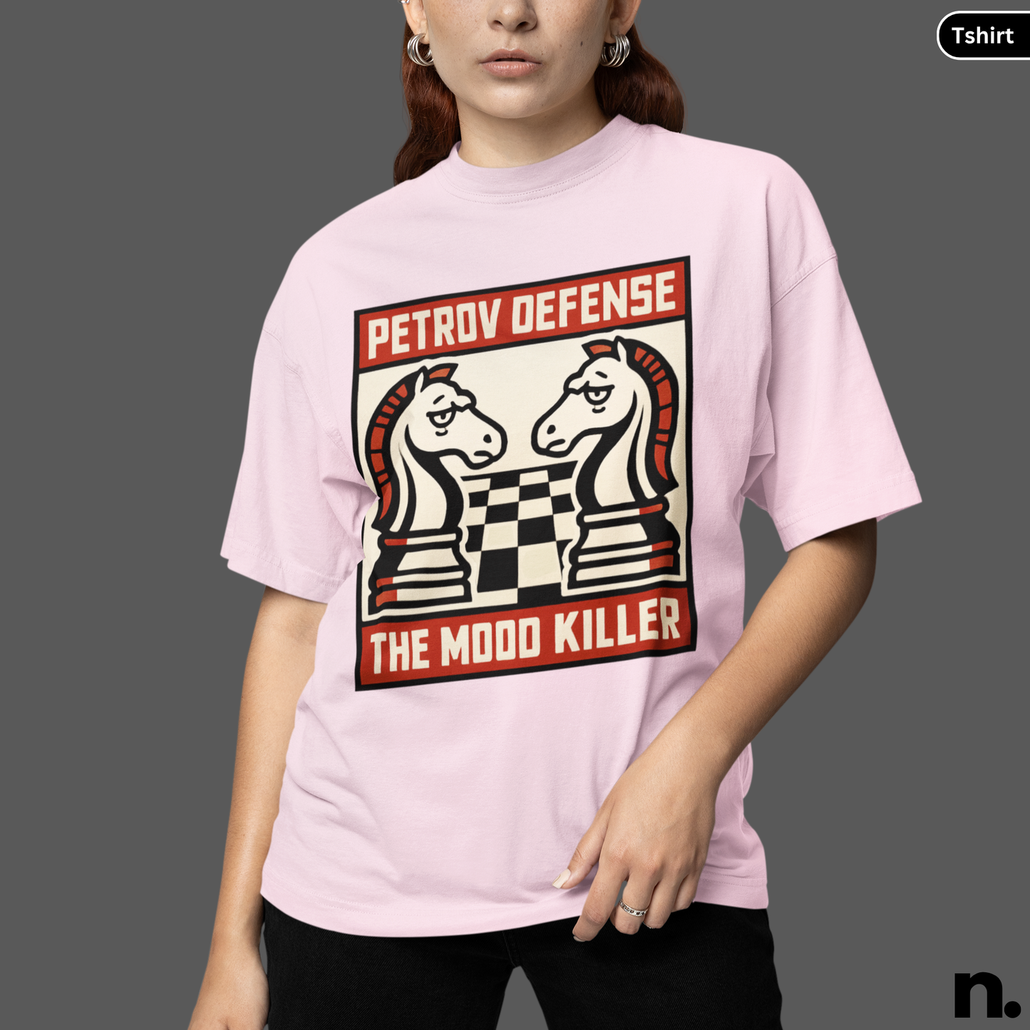 Petrov Defense Poster Style Chess Inspired Unisex Tee
