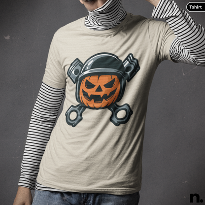 Pumpkin Piston Unisex Halloween Tee