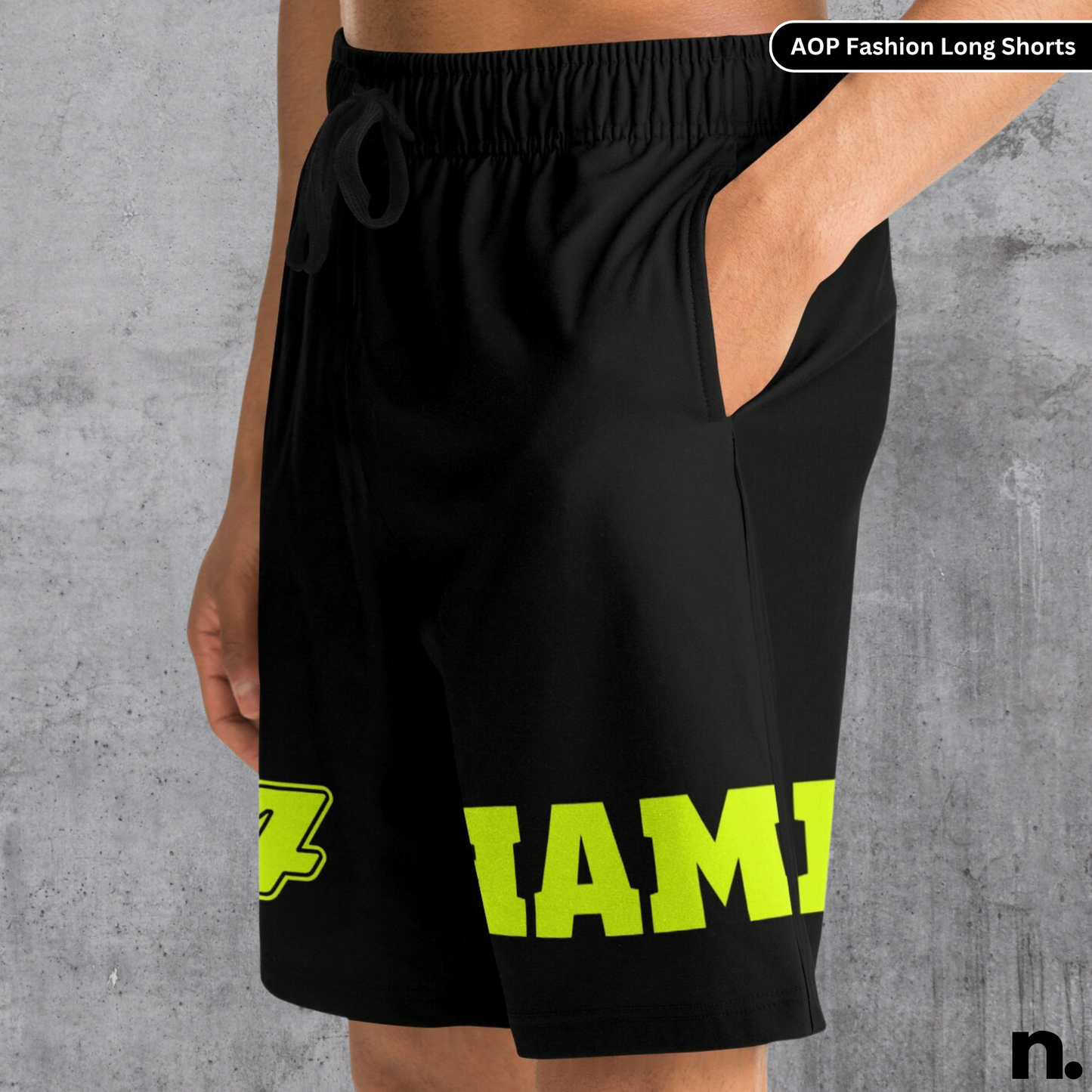 Hamilton F1 Inspired Long Shorts