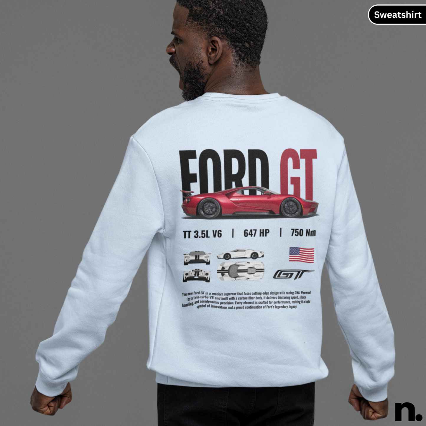 GT40 New Poster Style Sweatshirt