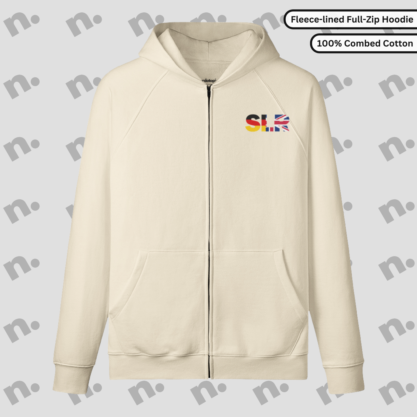 TAMED BY TWO MASTERS Premium Full-Zip Hoodie