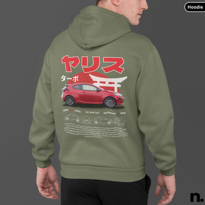 JDM GR Yaris Poster Style Hoodie
