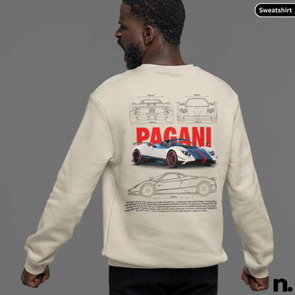 Zonda C12 Poster Style Sweatshirt