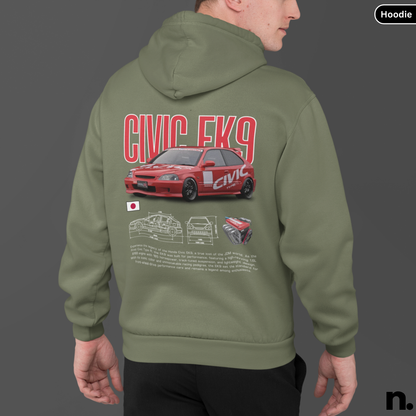 Ek9 Poster Style Hoodie