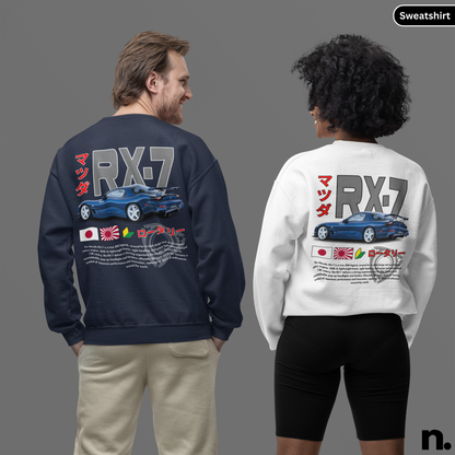 Mazda RX7 JDM Legend Unisex Crewneck Sweatshirt