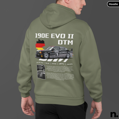 DTM 190E EVO II Poster Style Hoodie