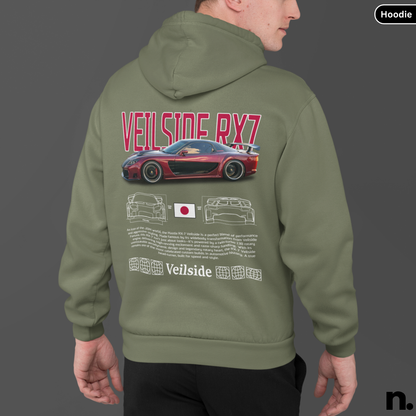 Veilside RX7 Poster Style Hoodie