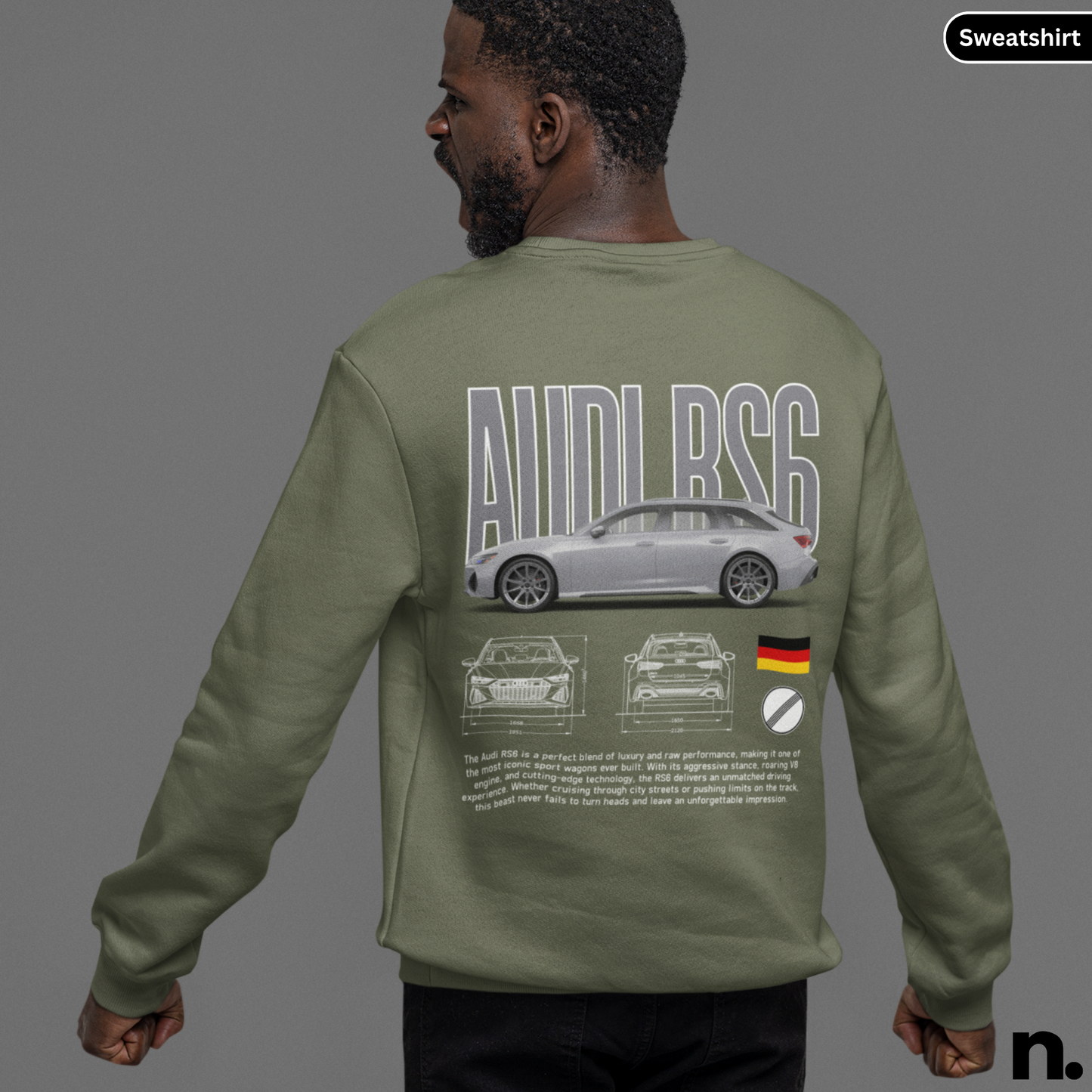 RS6 Poster Style Sweatshirt