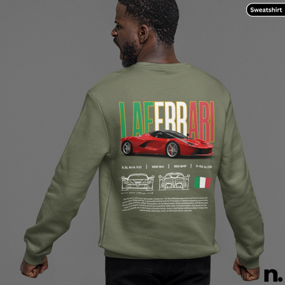Laferrari Italian Poster Style Sweatshirt